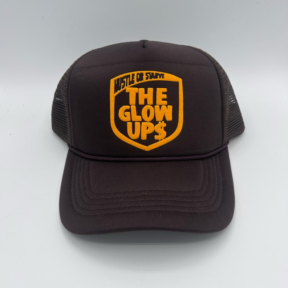🔥Hustle or Starve “The Glow UPS” Trucker Hat🔥